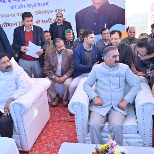 Launching of e-vehicle by the Hon'ble Chief Minister on 3rd Feb. 2023